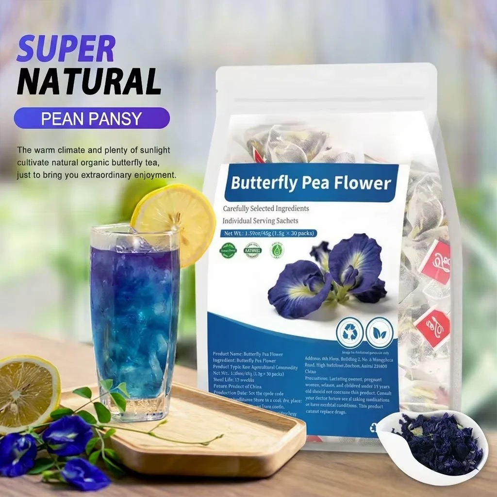 Dried Flower Bulk - Organiczne trójkątne torebki herbaty z kwiatów