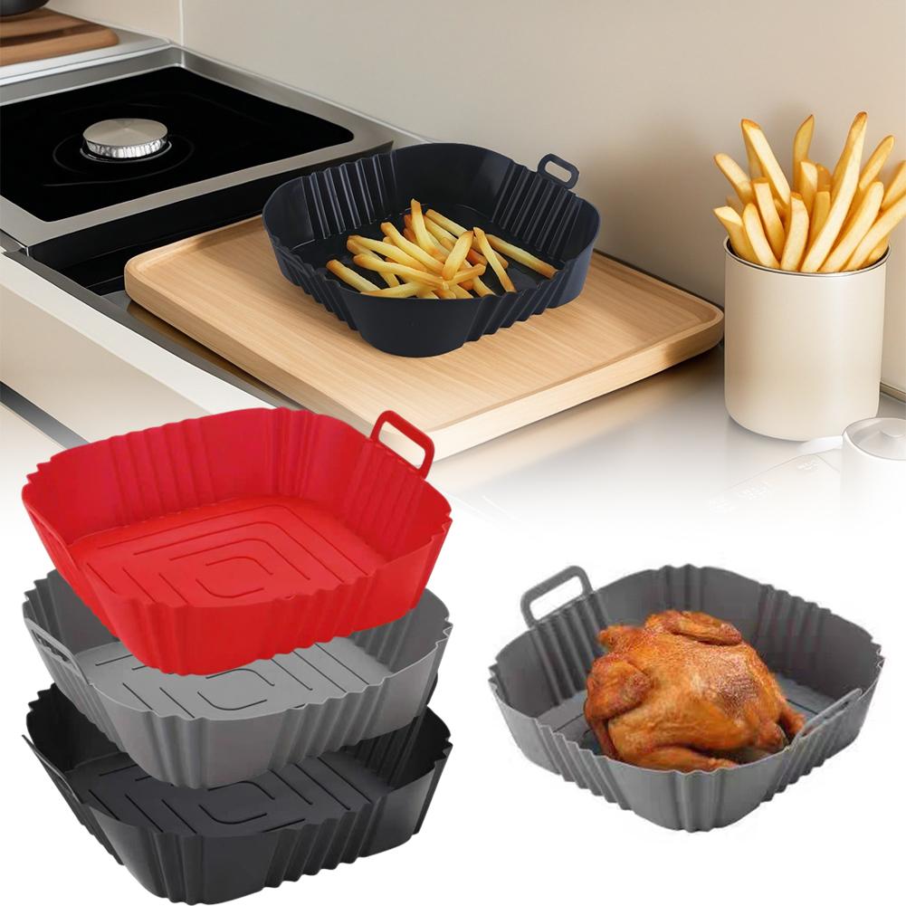 Silicone Mold Tray - Wielorazowe silikonowe wkładki do frytkownicy beztłuszczowej,