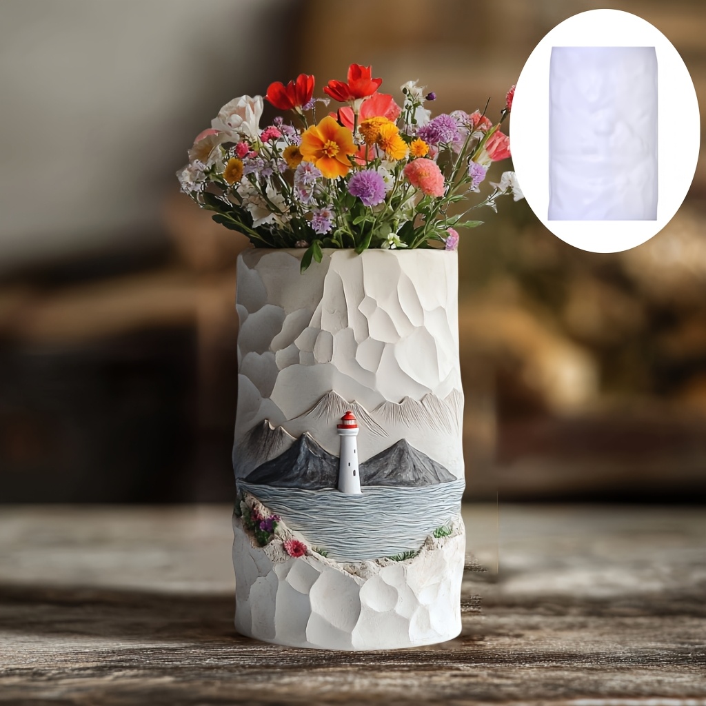 Latarnia morska Relief Kwiat R – Resin Ocean Wave Mold recenzja i cena