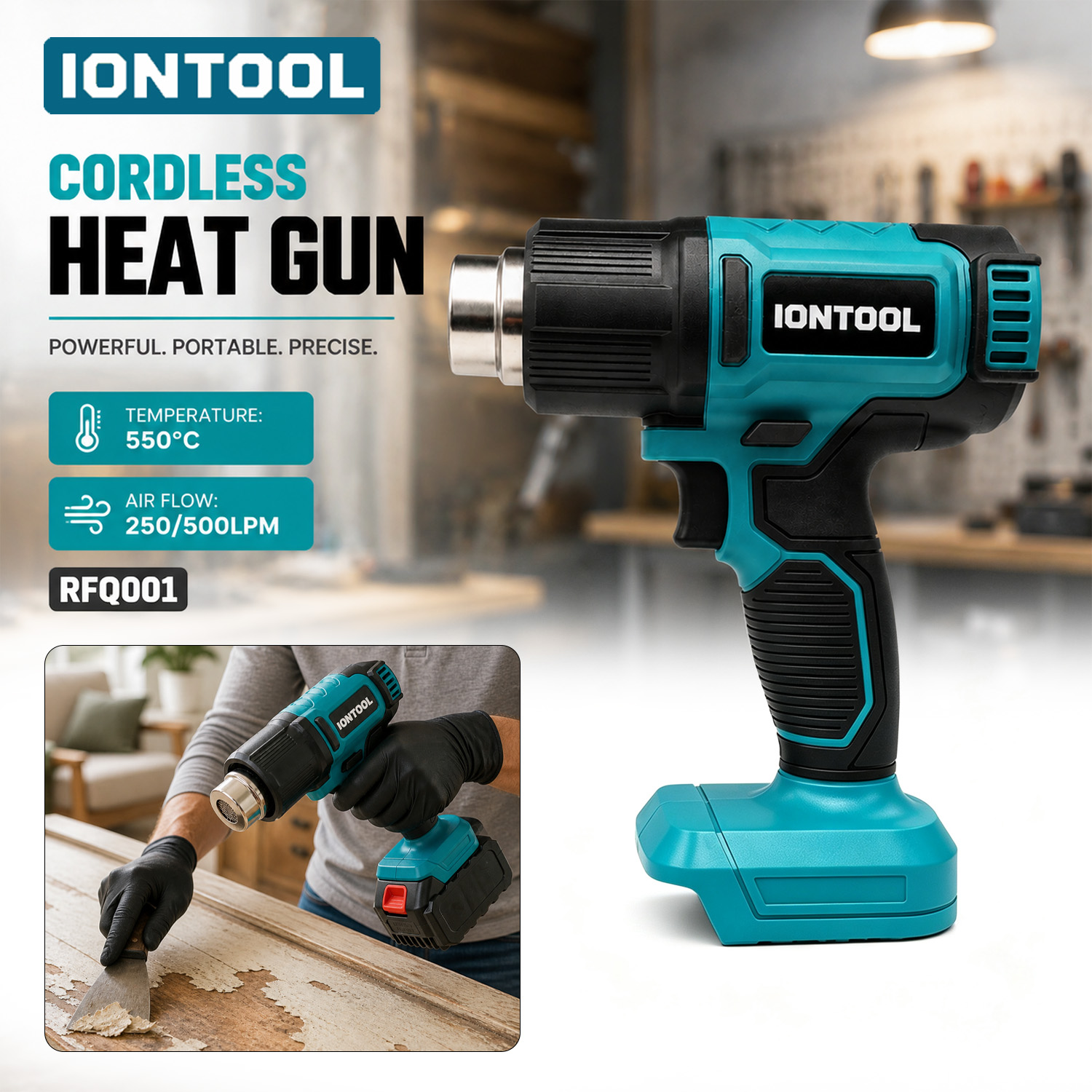 IONTOOL Przenośna Bezprzewodow – Heat Gun Small recenzja i cena